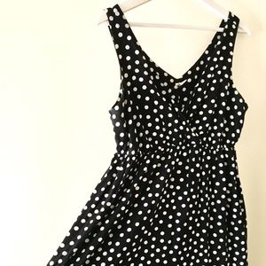 black & white polka-dot dress LAST CHANCE